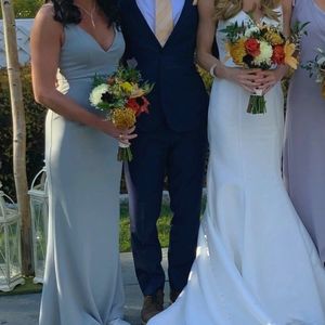 LuLu's V-Neck Mermaid Dress